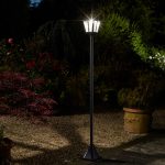 Smart Garden Solar Whitehall Lamp Post (100 Lumens)
