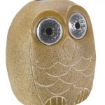 Smart Solar Bright Eyed Stony Owl – 25cm