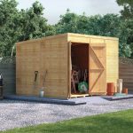 BillyOh Expert Tongue and Groove Pent Workshop – PT-10×8 Expert T&G Pent Shed – Windowless