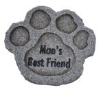Vivid Arts Dog Remembrance – Stone Mans Best Friend (Grey Granite)