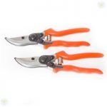 Two Pairs of Red Handle Secateurs