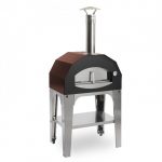 Fontana Capricciosa Pizza Oven with Trolley – Red