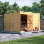 BillyOh Expert Tongue and Groove Pent Workshop – PT-12×8 Expert T&G Pent Shed – Windowless