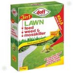3 in 1 Lawn Feed, Weed & Mosskiller 3.5Kg 100m2 pack