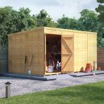 BillyOh Expert Tongue and Groove Pent Workshop – PT-14×8 Expert T&G Pent Shed – Windowless