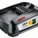 Bosch 18 V Battery – PBA 18V 2.5Ah W-B (Battery)