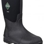 Muck Boots Chore Classic Mid Patterned Wellington (Black)