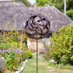 Smart Garden Taurus Wind Spinner with Solar Crackle Ball