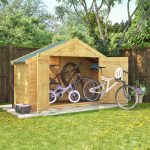 3 x 8 Bike Storage – BillyOh Mini Keeper Overlap Apex Wooden Small Store Sheds