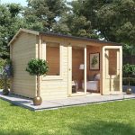 4m x 2.5m – BillyOh Dorset Garden Log Cabin – 28mm, 35mm, 44mm