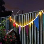 Smart Garden Solar Bunting String Lights – 10 Flags / 39 LEDs