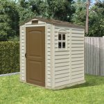 BillyOh Daily Apex Plastic Shed – Vinyl Clad Plastic Shed with Floor – 6 x 6