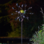 Gemini Wind Spinner with Crackle Globe