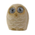 Bright eye stone owl