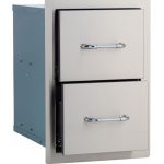 BULL Double Drawer: Stainless Steel