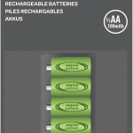 Smart Solar 2/3 AA 200 mAh Rechargeable Batteries 4pk