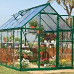 Palram HYBRID 6×8 – GREEN Greenhouse