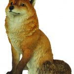 Vivid Arts Real Life Sitting Fox – Size A