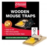 Rentokil Wooden Mouse Traps (Twin Pack)