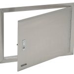 BULL Access Door with Lock and Frame: Stainless Steel