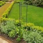 Harrod Tall Circular Plant Support – Matt Black