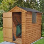 Forest Garden Apex Overlap Dipped 6 x 4 Easy Fit Roof (ASSEMBLED)