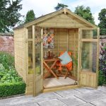 Forest Garden Bloxham Summerhouse – 7 x 5 Shiplap Apex Pressure Treated (ASSEMBLED)
