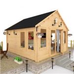 BillyOh Windsor Log Cabin – Windsor – W4.0m x D4.0m Central Door