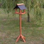 Riverside Woodcraft Elford Slate Effect w/ Feeder Bird Table (Small)