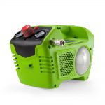 Greenworks G40ACK2 40v Compressor with 2Ah battery and charger
