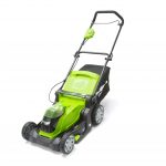 Greenworks G40LM41K2X 40v 40cm Mower with 2 x 2Ah batteries and charger