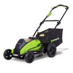 Greenworks G40LM45K2X 40v 45cm Mower with 2 x 2Ah batteries and charger