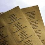 Gold Personalised Labels 50+15 FREE