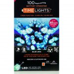 Premier 100 Multi Action Battery LED Christmas Lights (Blue)