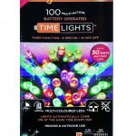 Premier 100 Multi Action Battery LED Christmas Lights (Multi-Colour)