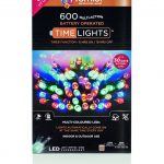 Premier 600 Multi Action Battery LED Christmas Lights (Multi-Colour)