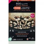 Premier 600 Multi Action Battery LED Christmas Lights (Warm White)
