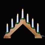 Premier Christmas Candlebridge 7-Bulb (Pine Colour)