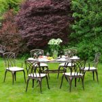 Ellister Regency 6 Seater Dining Set – Bronze