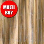 Terra Split Bamboo Screening Rolls – 5m x 1.5m – 2 Pack Multi Buy