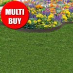 18m Recycled Rubber Lawn Edging – Border Thinline – H9cm