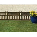 Greenhurst Bronze Fence Panels – D2.4m x H0.36m