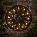 Smart Garden Celestial Sun LED Wall Art – 12 LED