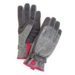Burgon & Ball Grey Tweed Gardening Gloves – S/M
