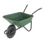 Walsall 90 Litre Wheelbarrow – Pneumatic Wheel – Green
