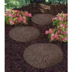 Greenfingers Recycled Rubber Cracked Log Stepping Stone – Earth