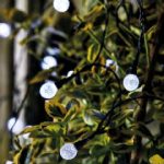 Smart Garden Solar Super Bright Orb String Lights – 50 LED