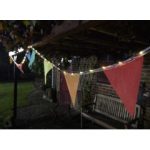 Smart Garden Solar Bunting String Lights – 10 Flags/39 LED Lights
