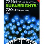 Premier Supabright Multi Action 72m LED Christmas Lights (Blue)