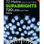 Premier Supabright Multi Action 72m LED Christmas Lights (White)
